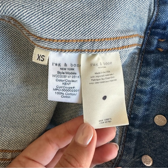 Rag & Bone Denim Jacket - Picture 5 of 8